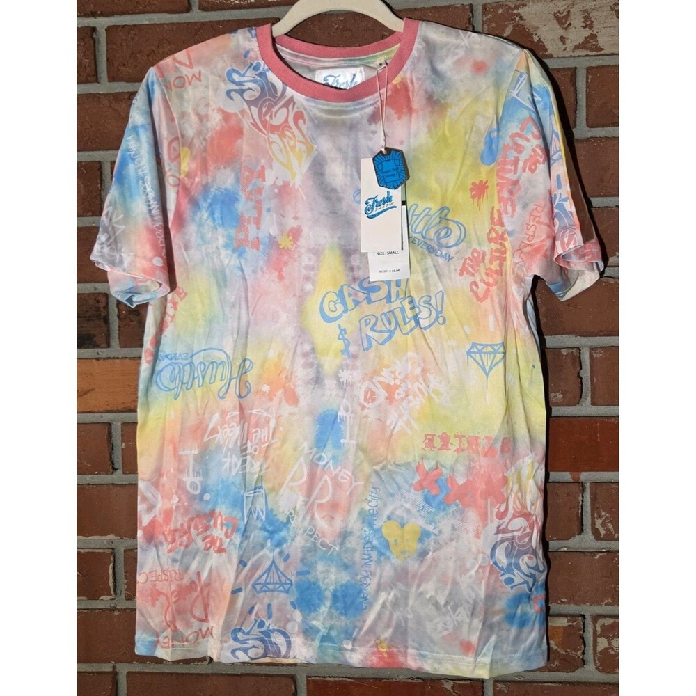Fresh Prints Of Bel Air Mens Small Tee Graffiti Super Soft NWT Y2K Throwback